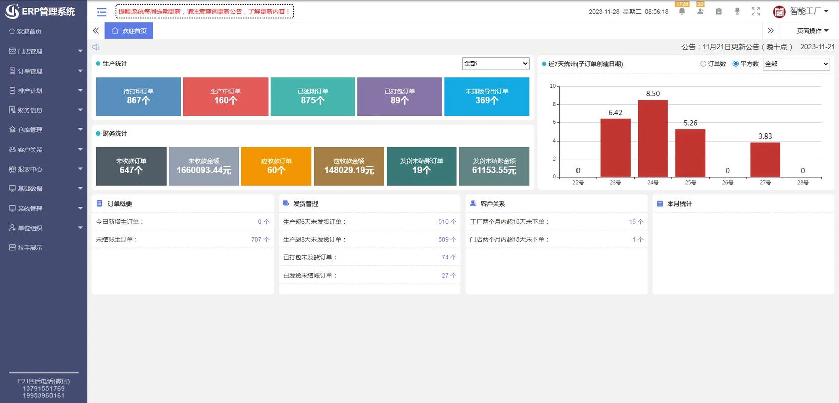 大管家全屋定制ERP软件 整合拆单、扫码跟踪与企业业务系统定制的智能解决方案